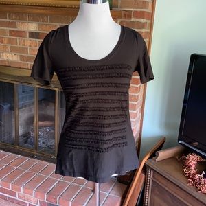 Loft black t shirt size small S